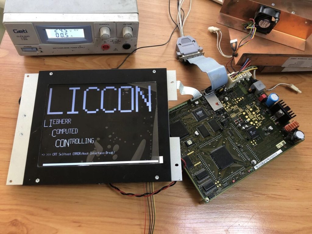 Liebherr PANTALLA TFT LICCON LCD1 925133208 monitor para Liebherr LTM-LTF-LR grúa móvil